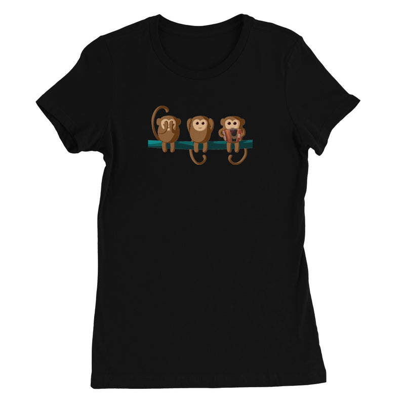 Play No Melodeon Monkeys Women's T-Shirt