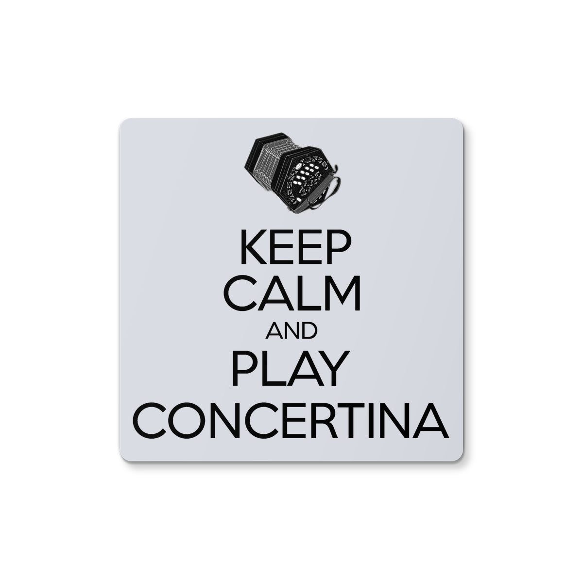 Keep Calm & Play Anglo Concertina Coaster