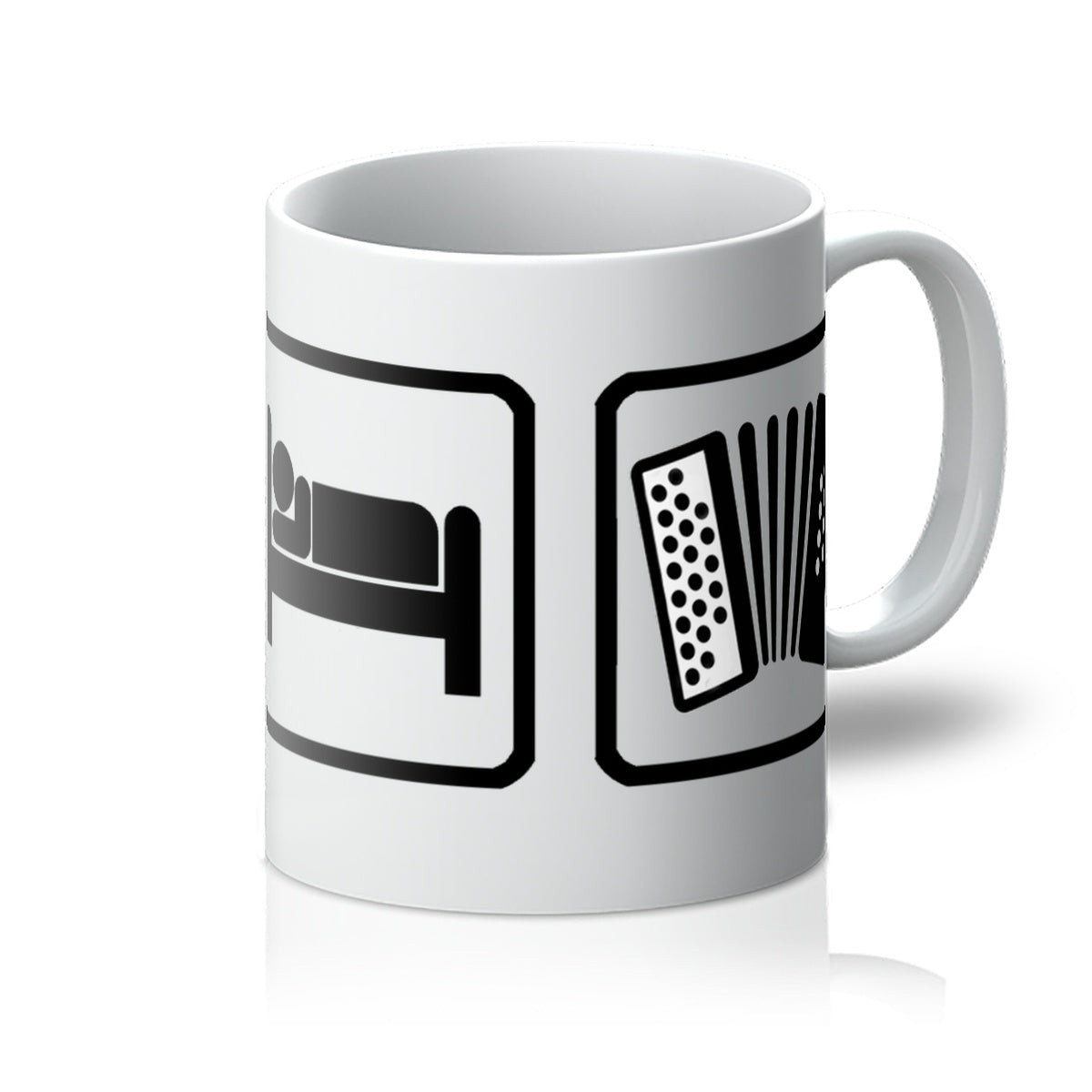 Eat Sleep & Play Melodeon Mug