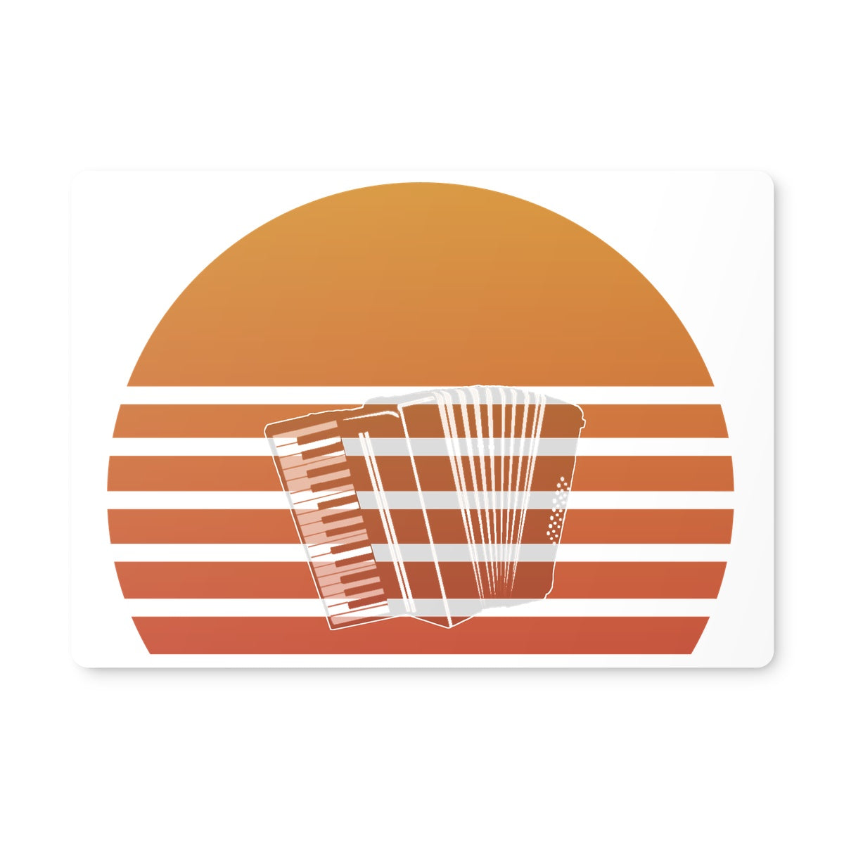 Sunset Accordion Placemat