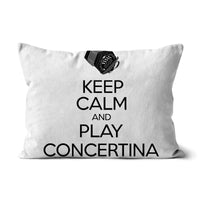 Keep Calm & Play Anglo Concertina Cushion