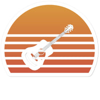 Sunset Guitar Sticker