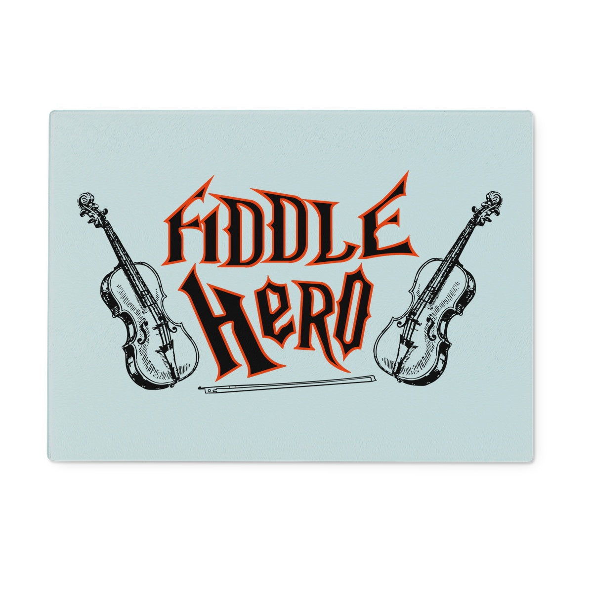 Fiddle Hero Glass Chopping Board