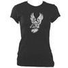 update alt-text with template Eagle Ladies Fitted T-shirt - T-shirt - Dark Heather - Mudchutney