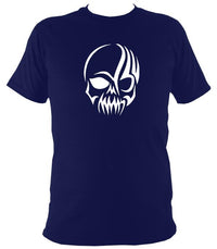 Tribal Simple Skull T-shirt - T-shirt - Navy - Mudchutney