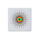 Colourful Wavy Sun Coaster