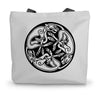 Celtic Dogs Canvas Tote Bag