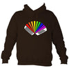 Rainbow Chromatic Accordion Hoodie-Hoodie-Hot chocolate-Mudchutney