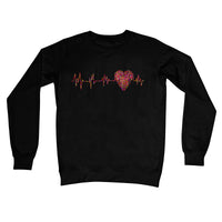 Heart Soundwave Crew Neck Sweatshirt