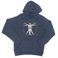 Da Vinci Vitruvian Man Concertina Hoodie