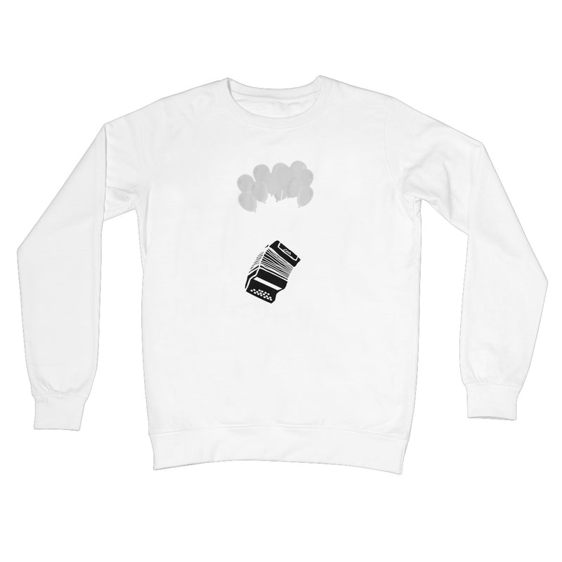 Banksy Style Melodeon Crew Neck Sweatshirt