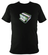 Retro Accordion / Melodeon Toy T-shirt - T-shirt - Black - Mudchutney