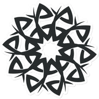 Celtic Style Flower Sticker