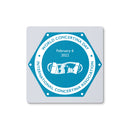 World Concertina Day 2022 Coaster