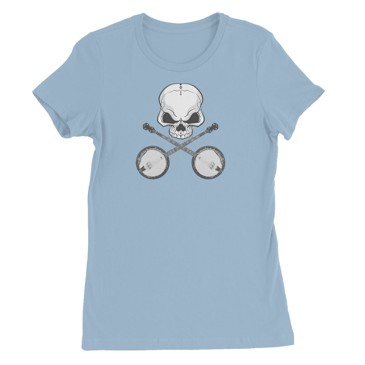 Skull and crossed Banjos Women's T-Shirt