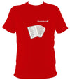 Manfrini Piano Accordion T-Shirt - T-shirt - Red - Mudchutney