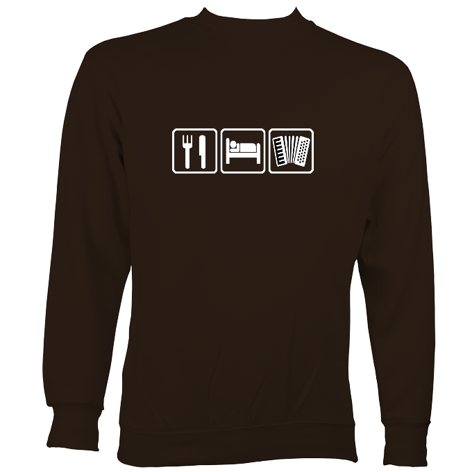 Eat, Sleep, Play Accordion Sweatshirt