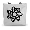 Celtic Woven Pattern Canvas Tote Bag
