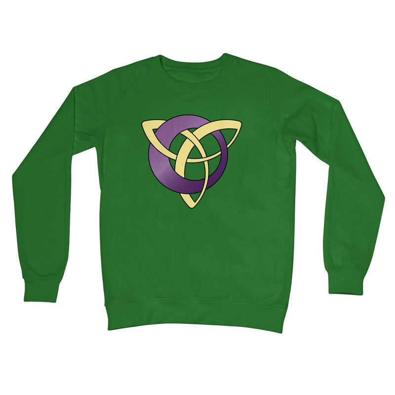 Modern Celtic Design Crew Neck Sweatshirt