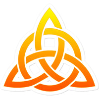 Fiery Celtic Trinity Sticker