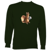 Squirrel playing Concertina Sweatshirt