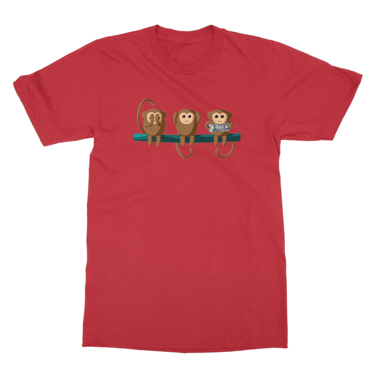 Play No Concertina Monkeys T-Shirt