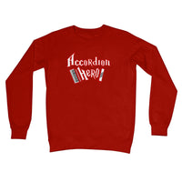 Accordion Hero Crew Neck Sweatshirt