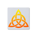 Fiery Celtic Trinity Coaster