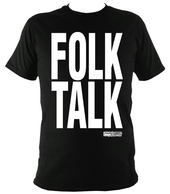 "Folk Talk" EFEx T-Shirt - T-shirt - Black - Mudchutney