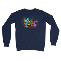 Music Graffiti Art Crew Neck Sweatshirt