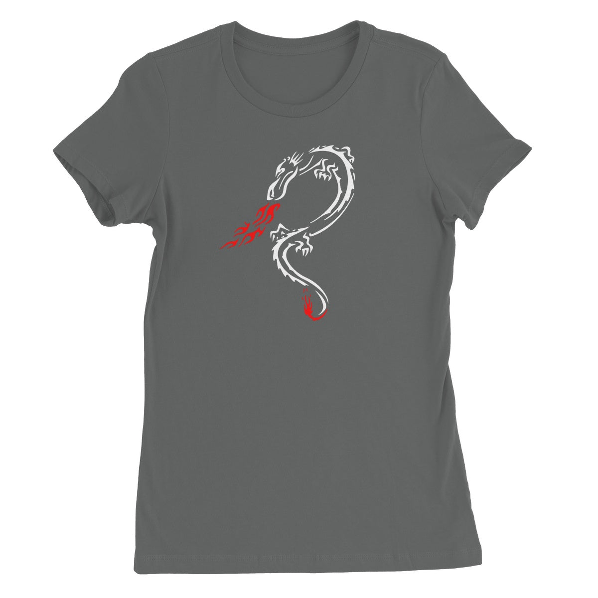 Tribal Dragon Breathing Fire Women's T-Shirt