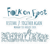 Folk on Foot 3 - Aug 2020 Sticker