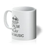 Keep Calm & Play Folk Music Mug