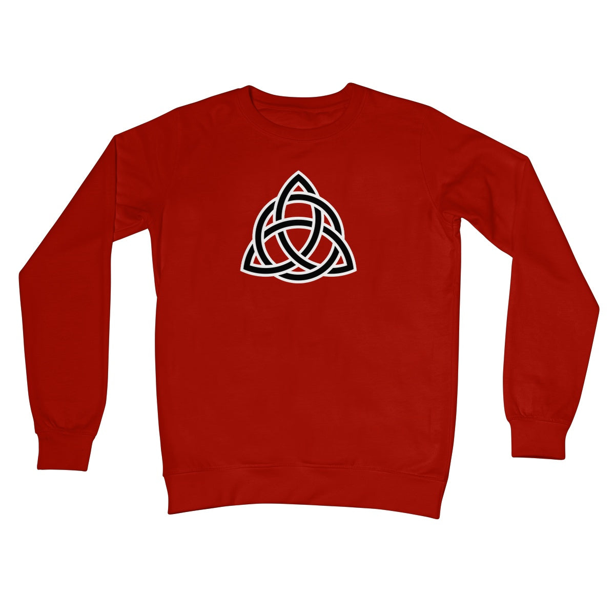 Triangular Celtic Knot Crew Neck Sweatshirt