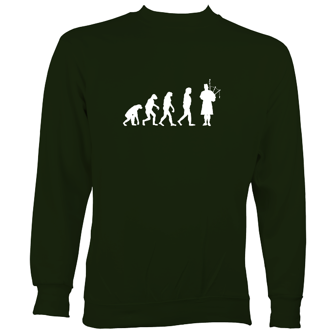 Evolution of Bagpipe Players Sweatshirt