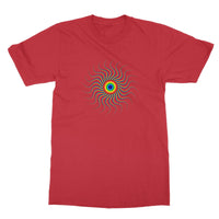 Colourful Wavy Sun T-Shirt