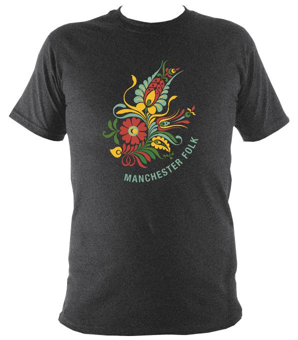 Manchester Folk T-shirt - T-shirt - Dark Heather - Mudchutney
