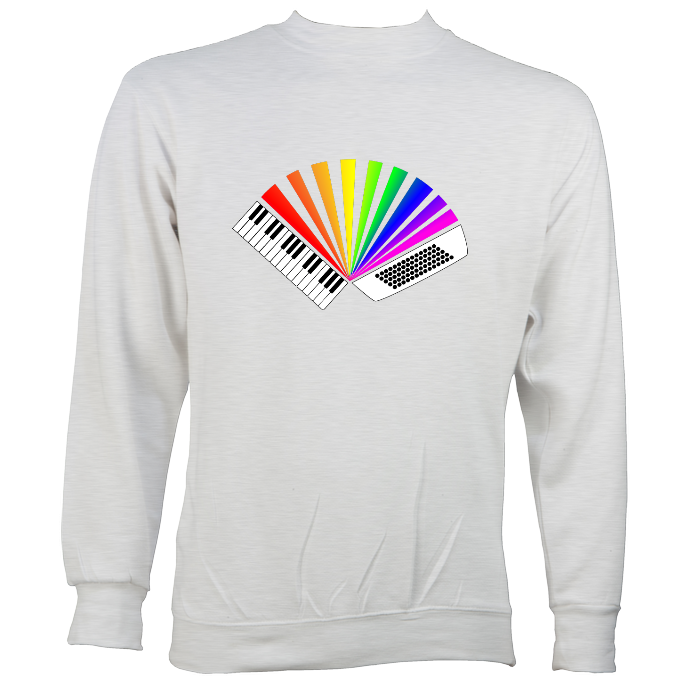 Rainbow Piano Accordion Sweatshirt