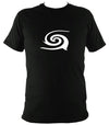 Tribal spiral t-shirt - T-shirt - Black - Mudchutney