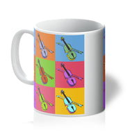 Warhol Style Fiddles Mug