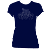 The Demon Barbers XL Ladies Fitted T-shirt