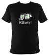 Irish Slainte T-shirt - T-shirt - Black - Mudchutney
