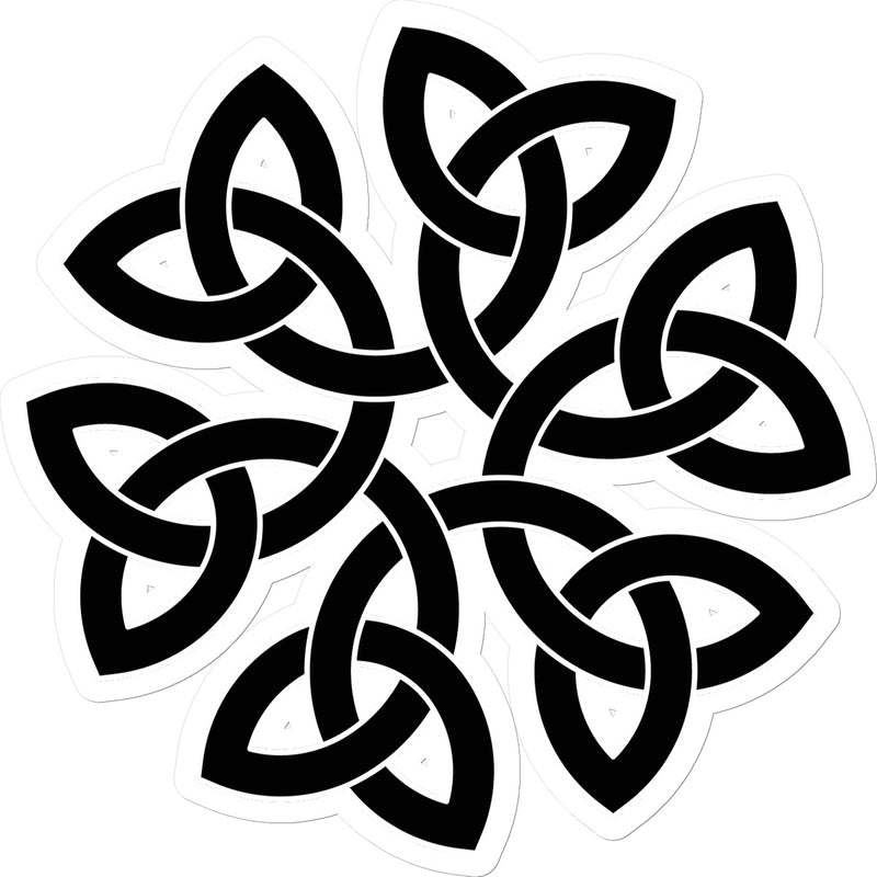 Celtic Flower Sticker