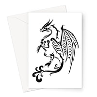 Tribal Dragon Greeting Card