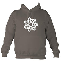 Celtic Woven Knot Hoodie-Hoodie-Mocha brown-Mudchutney