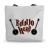 Banjo Hero Canvas Tote Bag