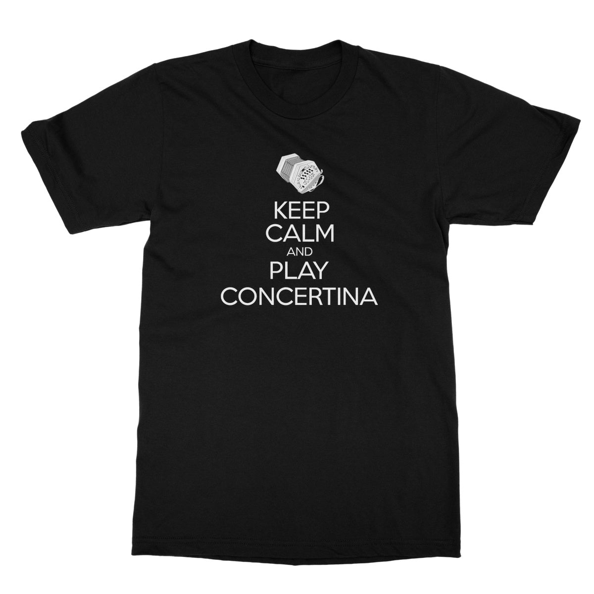 Keep Calm & Play Anglo Concertina T-Shirt