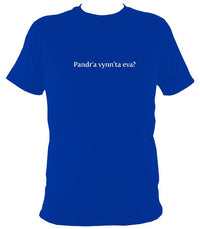 Cornish Language What would you like to drink? T-shirt - T-shirt - Royal - Mudchutney