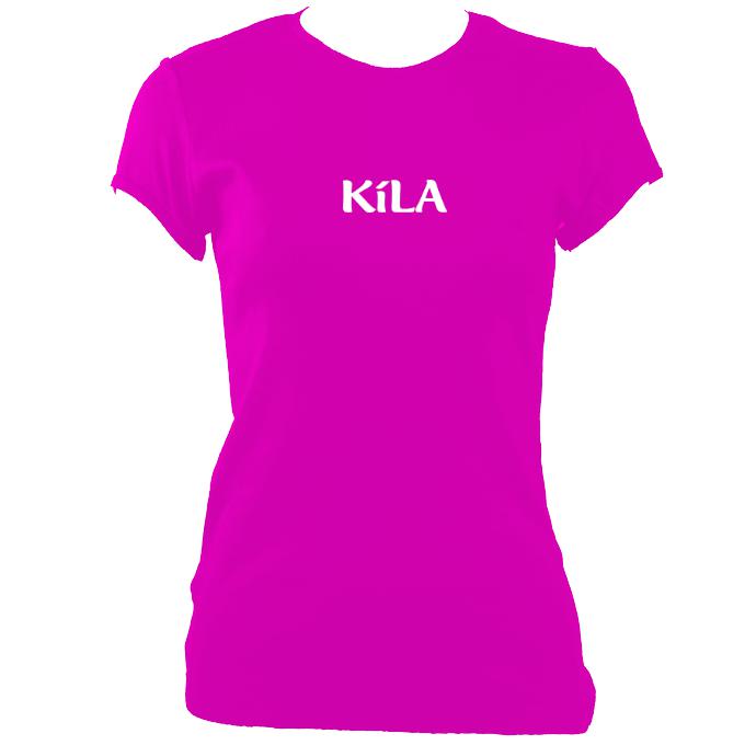 update alt-text with template Kila Ladies Fitted T-shirt - T-shirt - Heliconia - Mudchutney