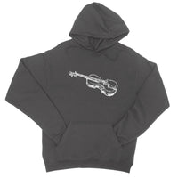 Fiddle Sketch College Hoodie